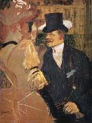 Henri  Toulouse-Lautrec L-Auglais au Moulin-Rouge France oil painting artist